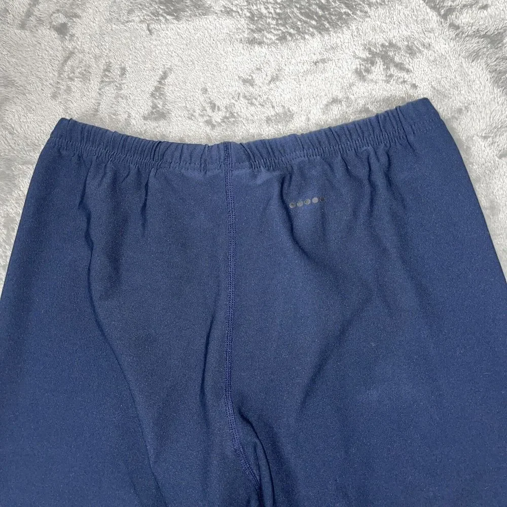 Nike Alpha Project Pants Womens Sz L Compression Blue Athletic Drawstring Tights